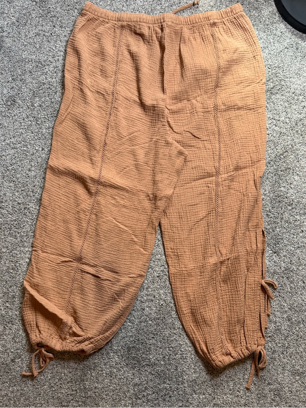 torrid Tan Drawstring Harem Joggers - Picture 5 of 6